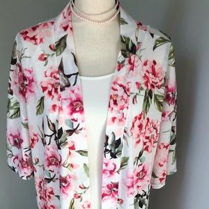 Garden of Blooms Cottagecore Floral Robe With Belt